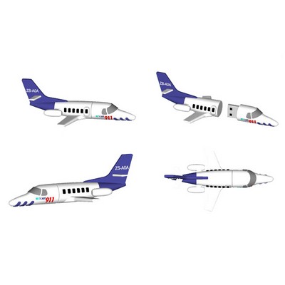 Airplane Shaped PVC USB Drive
