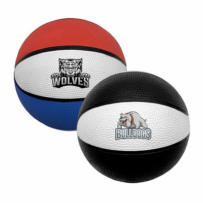 5" Mini Rubber Basketball - Colors