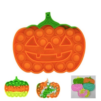 Pumpkin Push Pop Bubble Fidget Toy
