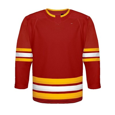 Calgary Pro Series Adult Red Premium Jersey