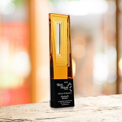 Athens Amber Award 10-3/4"