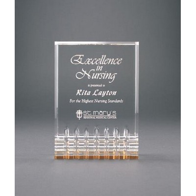 Gold Mirage Acrylic Award, 5 x 7"