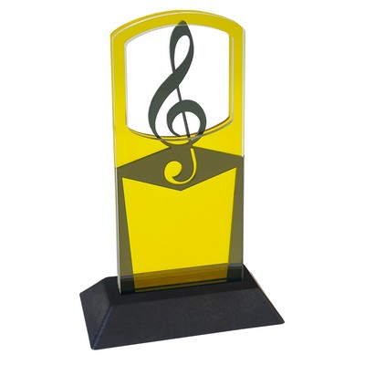 Music – Treble Clef Award Plastic Base