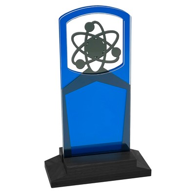 Science – Atom Award Black Wood Base