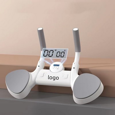 Plank Board Core Trainer, Abdominal Core Training Side Plate with Timer, Adjustable Abdominal Core