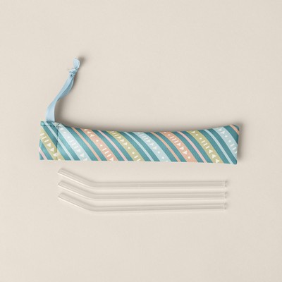 Vegan Leather Pouch For Reusable Straws