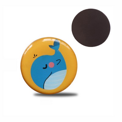 Round Epoxy Fridge Magnet