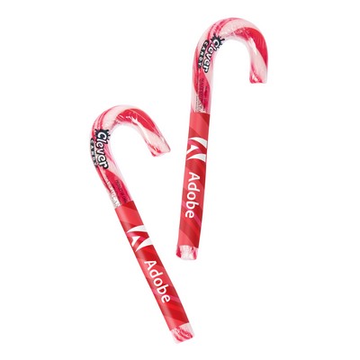 Large Candy Cane w/Clear Label