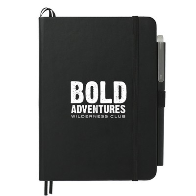 5'' x 7'' Bulleting Bound Notebook w Pen