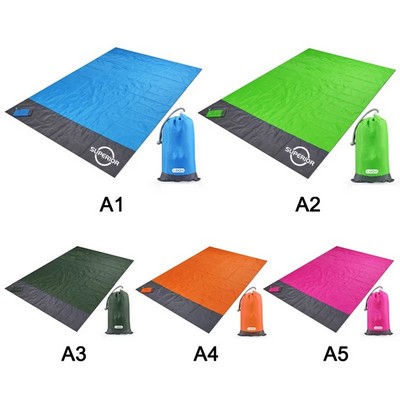 Lightweight Beach Mat With Carry Bag & Anchor Kit