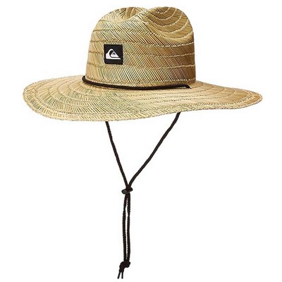 Adjustable Chin Strap Lifeguard Straw Hat