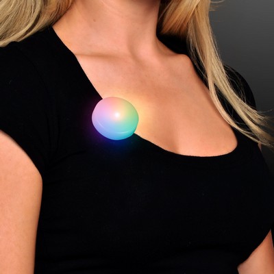 Round Light Clip, Color Change LED - BLANK