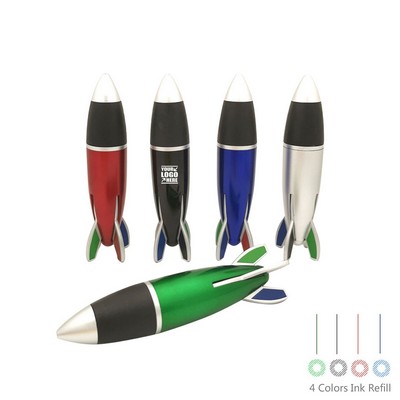 Rocket Pen with 4 Colors Refill