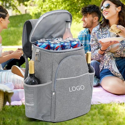 Waterproof Cooler Backpack Lunch Bag with Multiple Pockets