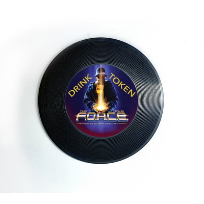 Mini Record Magnet #2 - 1 Custom Imprint