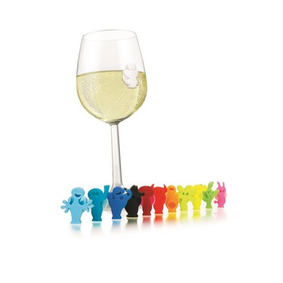 Vacu Vin Glass Markers Party People Gift Box