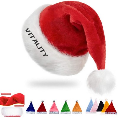 Christmas Santa Hat for Adults Men Women