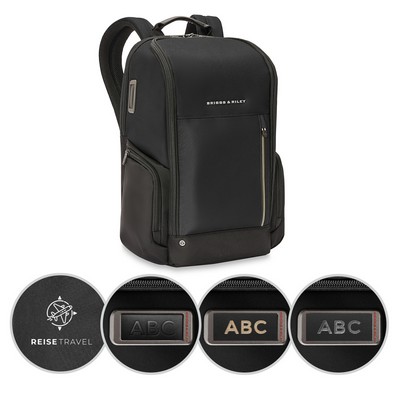 Briggs & Riley HTA Medium Widemouth Backpack - Black