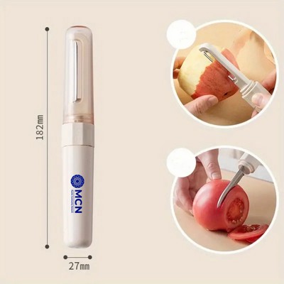 2-in-1 Fruit Cutter Paring Cutter Vegetable Peeler