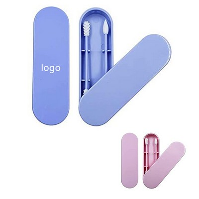 Silicone Swabs with Travel Case