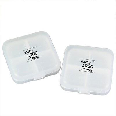 Four Compartment Pill Box