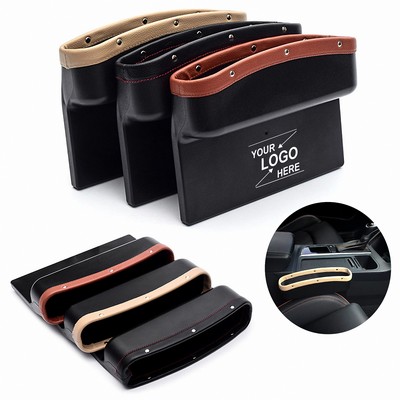 Car Seat Gap Organizer PU Leather Storage Box