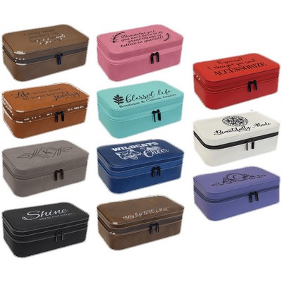 7 1/2" X 4 1/2" Leatherette Jewelry Box