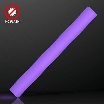 Purple Steady Light Cheer Sticks, No Flash 16" - BLANK