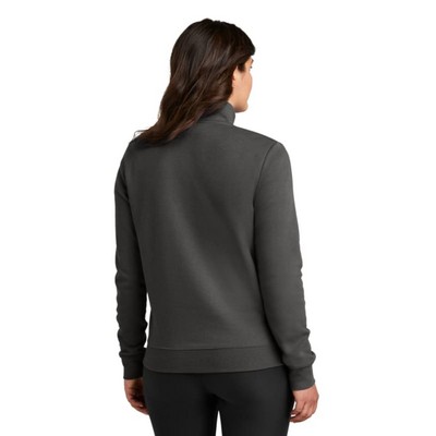 Nike® Ladies Club Fleece Sleeve Swoosh 1/2-Zip