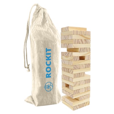 Small Wooden Towers Set