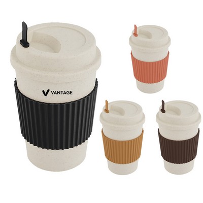 Portable Wheat Straw Coffee Cup-Ocean