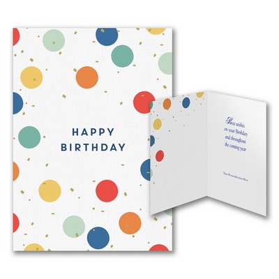 Colorful Festivities Birthday Card