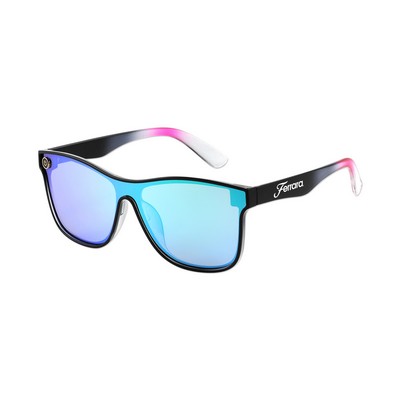 Mixer Sunglasses Ombre w/Blue Lens