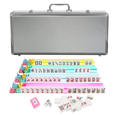 Aluminum & Black Mahjong - American Style