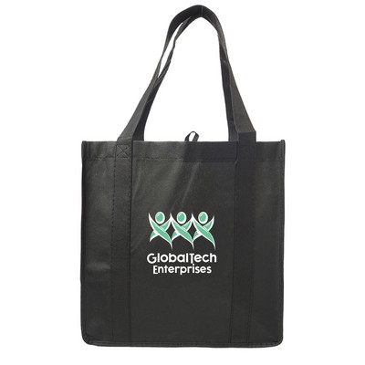 Petite Eco Market Hopper Non Woven Tote (2 Color Imprint)