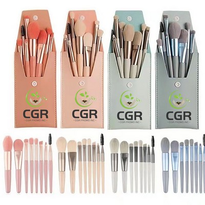 Cosmetic Brush Set Soft Bristles Ergonomic Handles