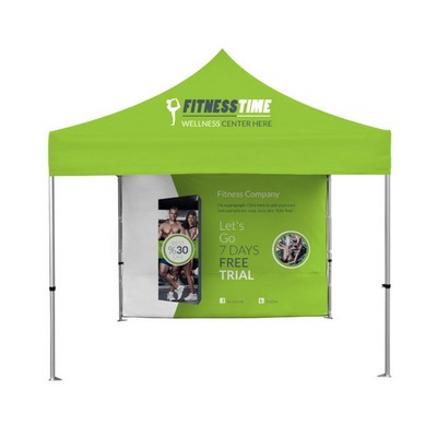 10x10' Premium Hex Anodized Aluminum Frame Tent Kit w/Full Rear Wall