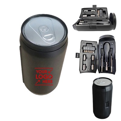 13-in-1 Tool Kit with Can-Shaped Case