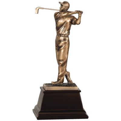 Golf Award, Male Figure, 13"H