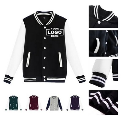 Varsity Baseball Letterman Bomber Jacket
