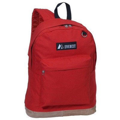 Everest Backpack Book Bag w/Suede Bottom