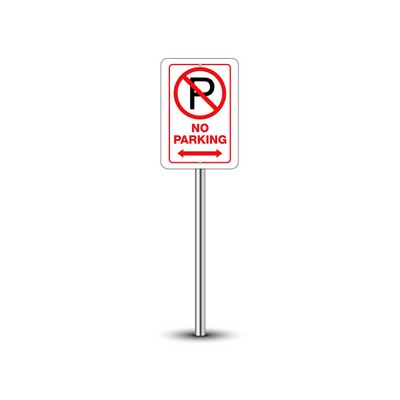 No Parking Signs (1' x 1ft) SQFT