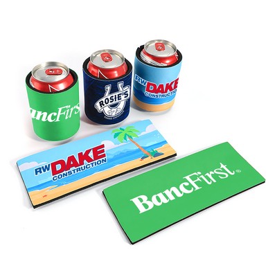 Sublimated Neoprene 12oz. Slap Can Cooler
