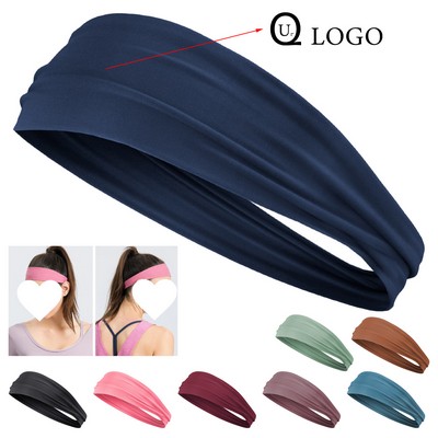 Stretchy Sports Wide Headband