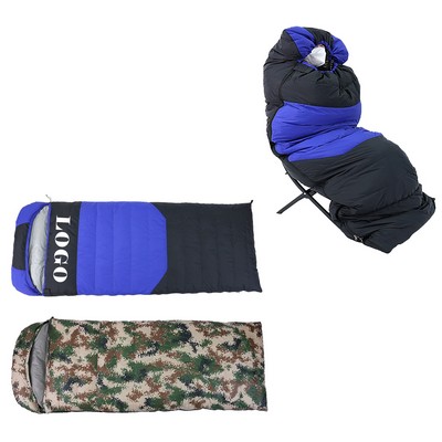 Winter Down Envelope Sleeping Bag