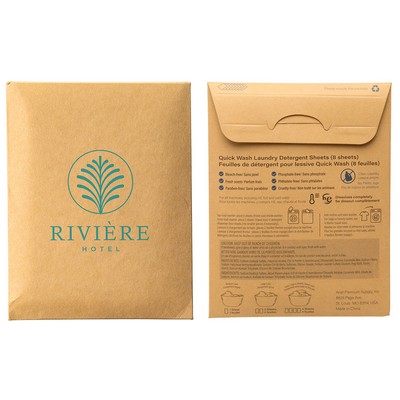 Quick Wash Laundry Detergent Sheets