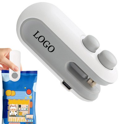 2" 1 Mini Bag Sealer With Blade And Magnetic Back Design