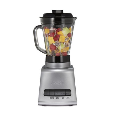 Proctor Silex Blender, 950 Watts Of Peak Power, 52 Oz. Capacity, Black & Silver