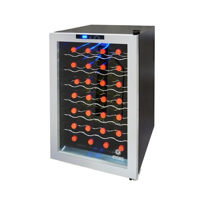 Legacy Vinotemp - 28-Bottle Wine Cooler - Silver