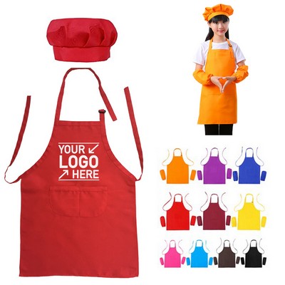 Kids Aprons With Chef Hats